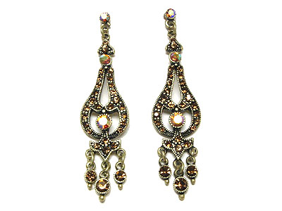 Austrian crystal chandelier earring