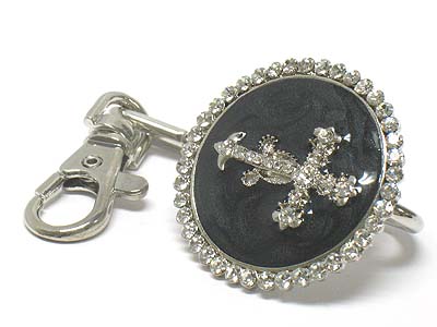 Crystal stud and epoxy cross key finder 