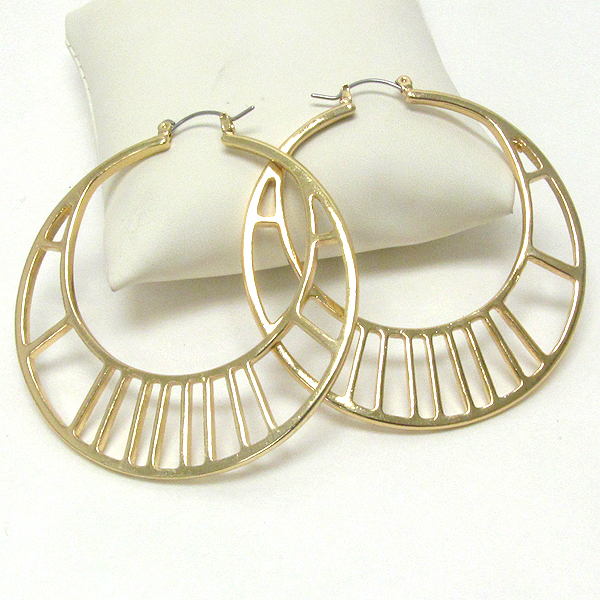 Wired hoop earring