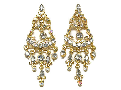 Austrian crystal chandelier earring