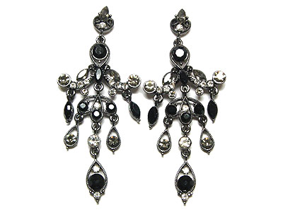 Austrian crystal chandelier earring