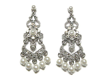 Austrian crystal chandelier earring