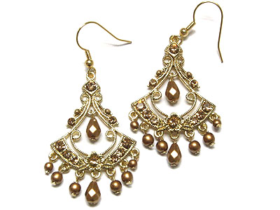 Austrian crystal chandelier earring