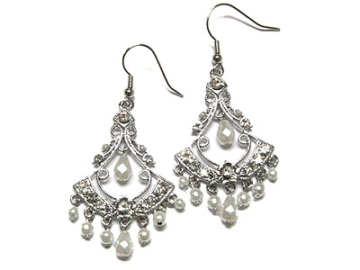 Austrian crystal chandelier earring