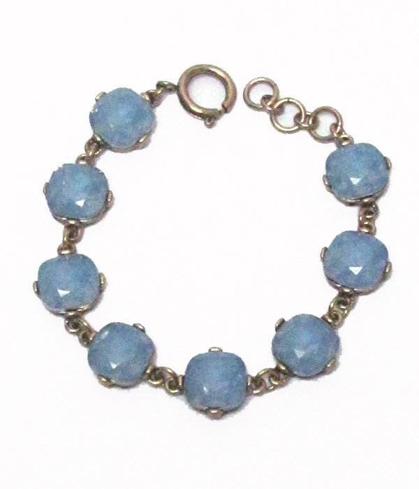 Catherine popesco inspired crystals link bracelet 