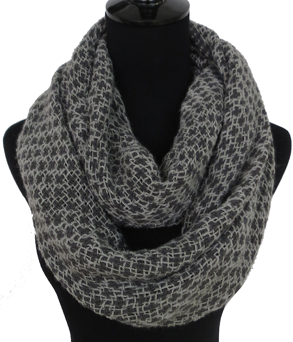 Shady winter infinity scarf