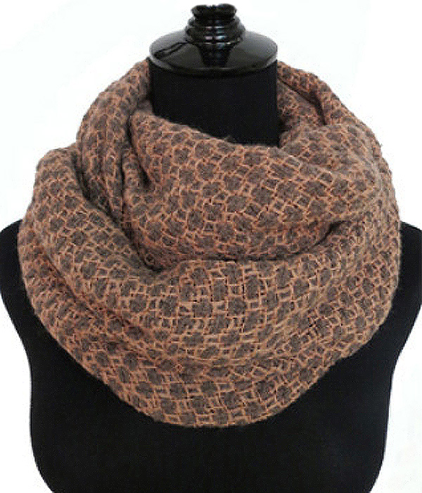 Shady winter infinity scarf