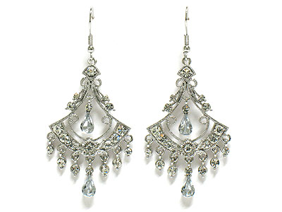 Austrian crystal chandelier earring