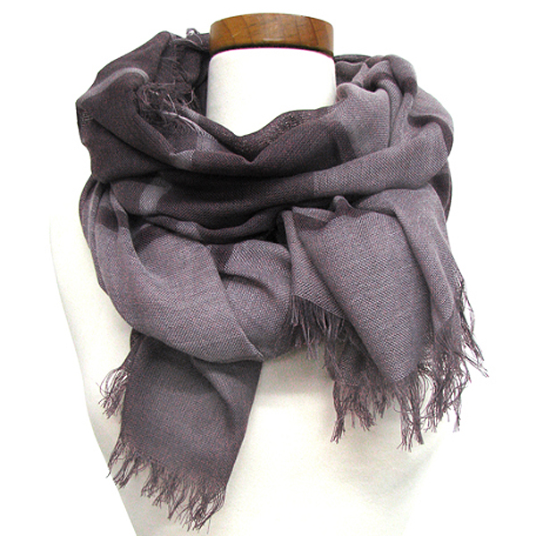 100% polyester twin stripe scarf