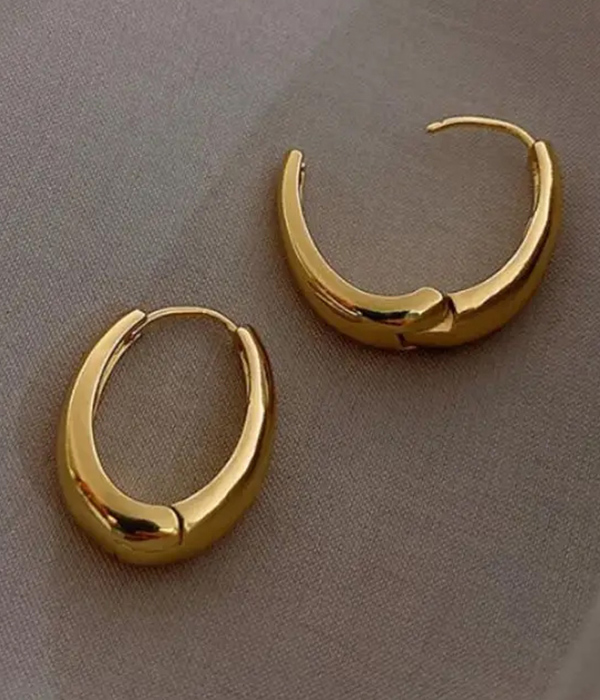 U shape metal earring